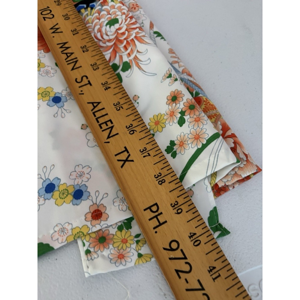 Vintage Kimono Floral Robe Japan Size 40 Mint Condition - Picture 12 of 12